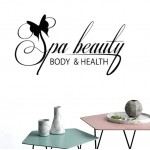 Sablon sticker de perete pentru salon de infrumusetare - J030XL - Spa Beauty